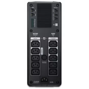 APC Back-UPS Pro, 1500VA/865W, Tower, 230V, 10x IEC C13 izejas, AVR, LCD, lietotāja nomaināms akumulators