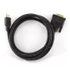 GEMBIRD HDMI uz DVI vīrišķais-vīrišķais kabelis ar zeltītiem savienotājiem 2,0 m lieltirgotāja iepakojumā