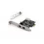 DIGITUS IEEE 1394b saskarnes karte, PCI-e ar 3 pieslēgvietām, 2x 9 kontaktu ārējā +1x 9 kontaktu iekšējā