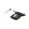 DIGITUS IEEE 1394b saskarnes karte, PCI-e ar 3 pieslēgvietām, 2x 9 kontaktu ārējā +1x 9 kontaktu iekšējā