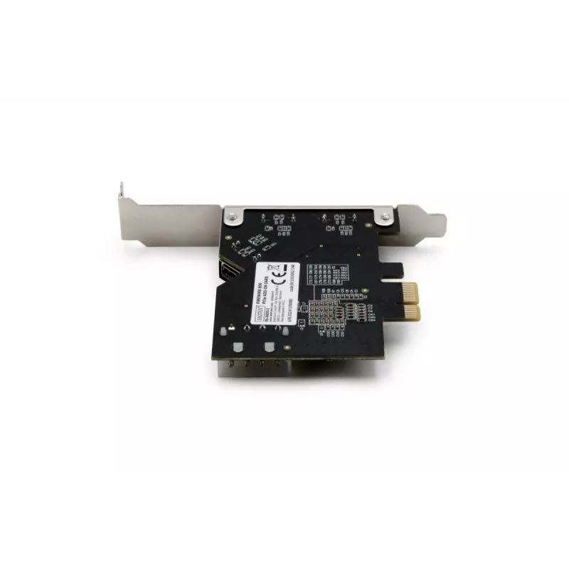DIGITUS IEEE 1394b saskarnes karte, PCI-e ar 3 pieslēgvietām, 2x 9 kontaktu ārējā +1x 9 kontaktu iekšējā