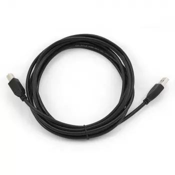 GEMBIRD USB 2.0 A-spraudnis B-spraudnis kabelis 3 m (10 pēdas) - melns/ vairumiepakojums (ccp-USB2-ambm-10)