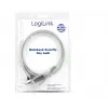 LogiLink NBS002 klēpjdatoru drošības slēdzene ar kombinācijas kabeli 1,5 m