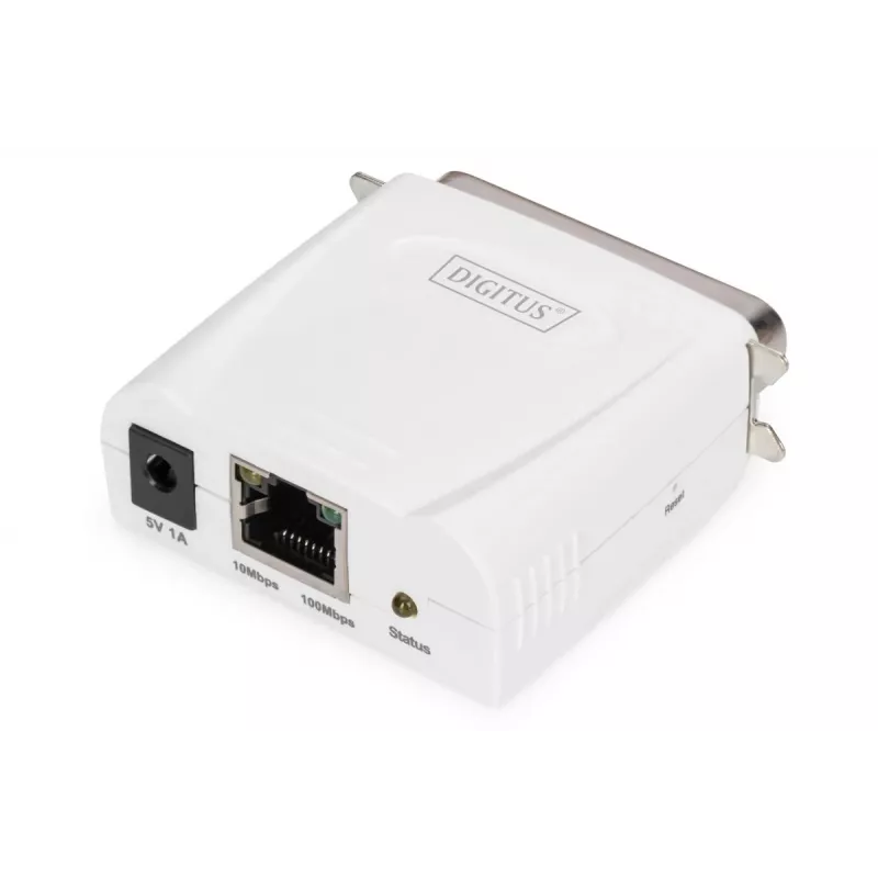 DIGITUS Fast Ethernet Print Server Parallel (dn130011)