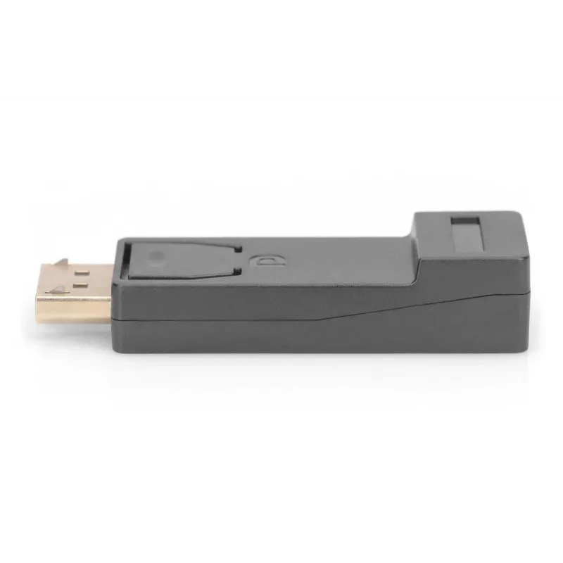 DIGITUS ASSMANN DisplayPort adapteris, DP - HDMI type A V/M, ar fiksatoru, CE melns