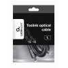 Toslink audio kabelis Gembird CC-OPT-1M melns 1 m