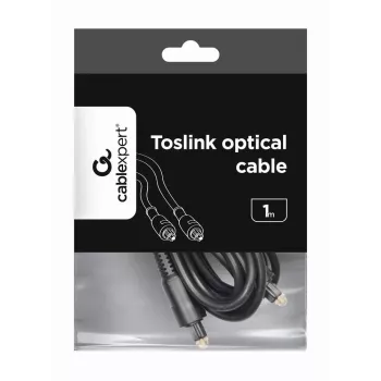 Toslink audio kabelis Gembird CC-OPT-1M melns 1 m