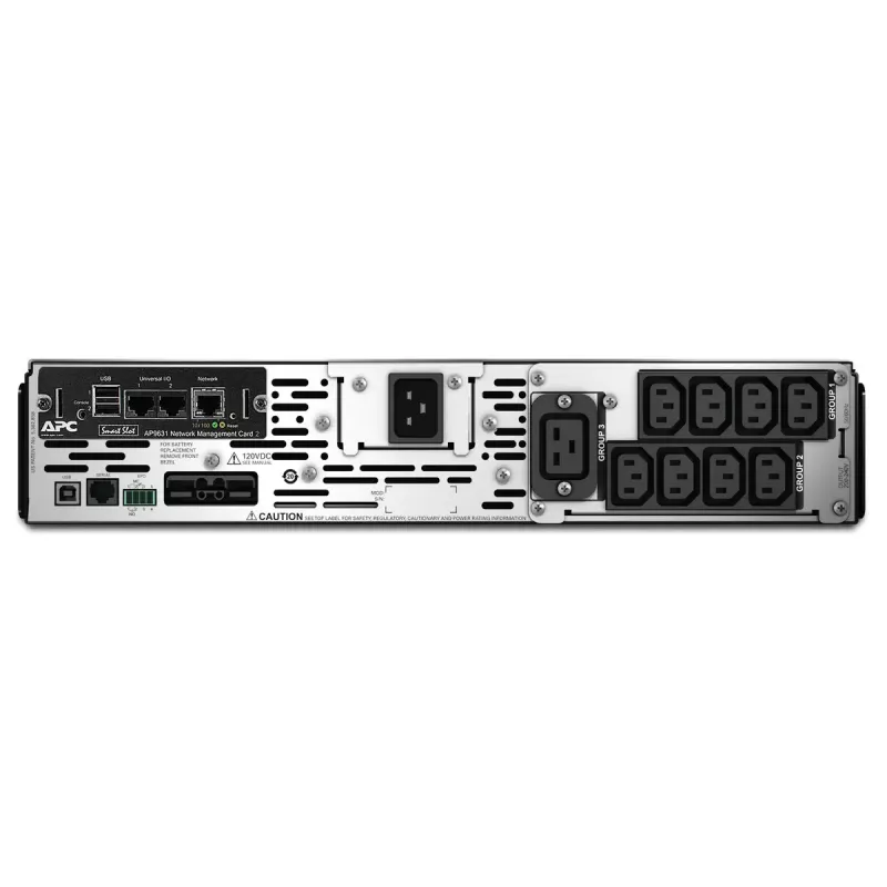 APC Smart-UPS X SMX3000RMHV2UNC - 3000VA, 8x C13, 1x C19 kontaktligzda, USB, paplašināms darbības laiks, NMC