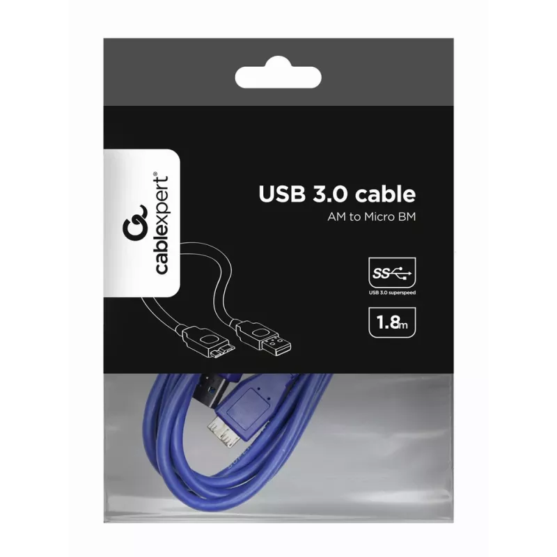 GEMBIRD Micro-USB 3.0 kabelis 2.0 m