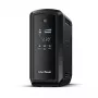 Nepārtrauktās barošanas avots CYBERPOWER CP900EPFCLCD — 0,9 kVA (540 W), 6 AC kontaktligzdas, LCD, tīrs sinusoidālais vilnis, tornis