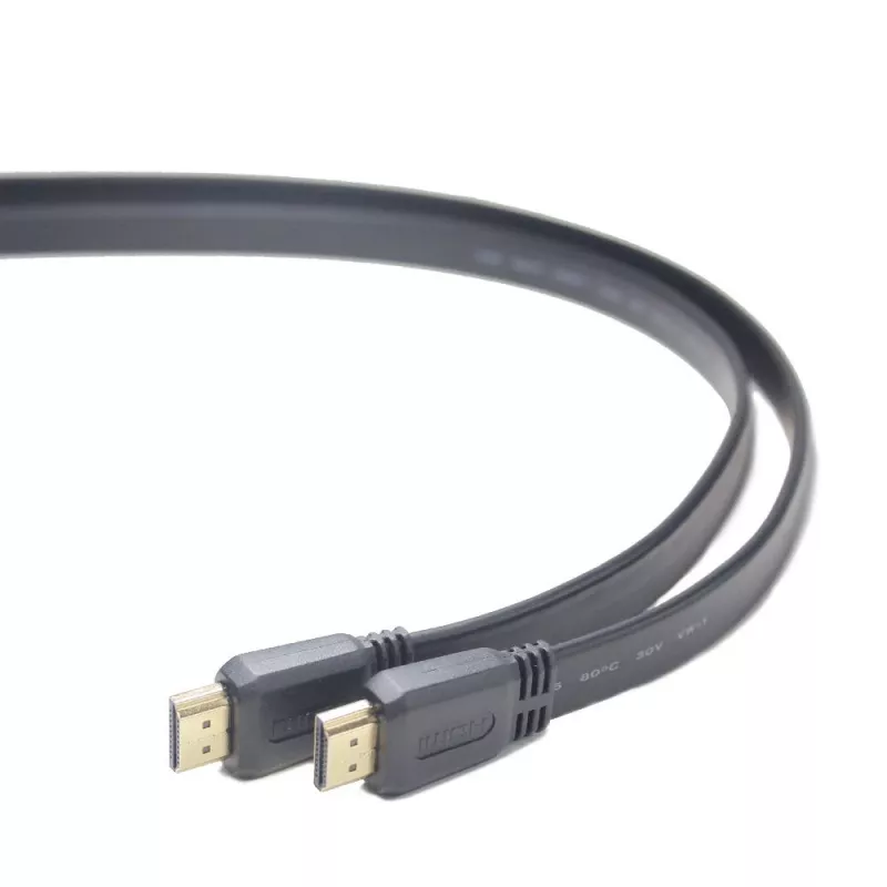 GEMBIRD HDMI vīriešu-vīriešu plakanais kabelis 2,0 m