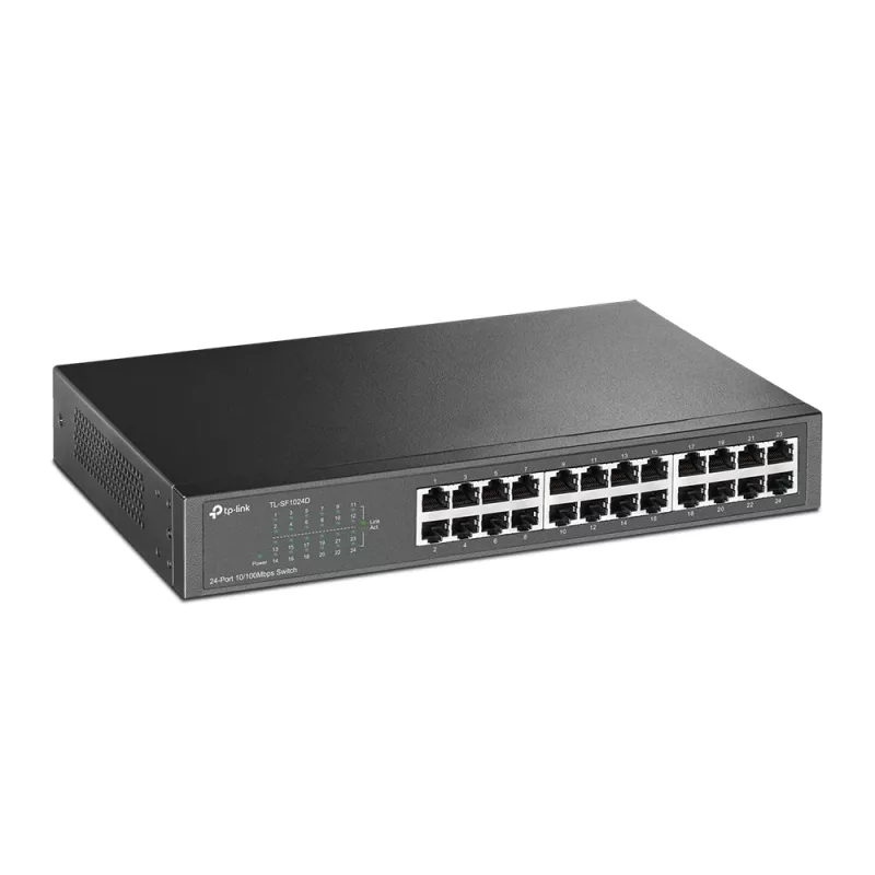 TP-Link TL-SF1024D tīkla slēdzis Nepārvaldāms Fast Ethernet (10/100) Pelēks