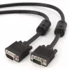 GEMBIRD Premium VGA HD15M/HD15M dubultā ekrānējuma ar 2*ferīta serdi 2.0m kabelis/ Melns