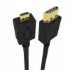 GEMBIRD HDMI vīrieša–mikro D-vīrieša kabelis ar zeltītiem savienotājiem, 2,0 m, melns