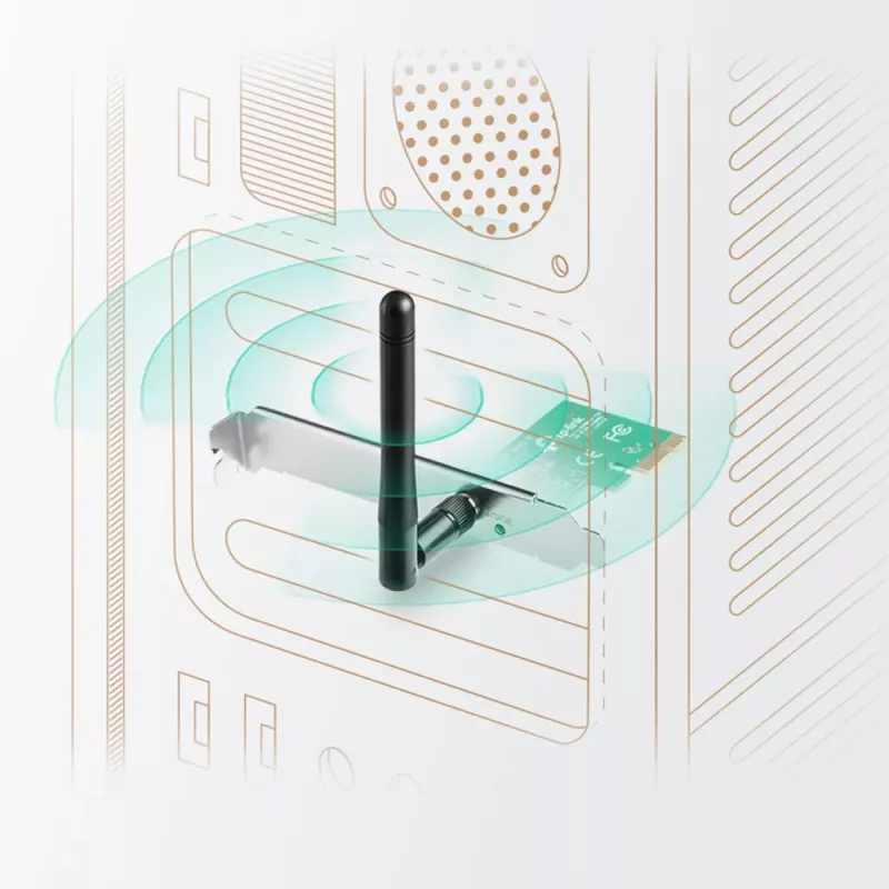 TP-Link TL-WN781ND tīkla karte Iekšējā WLAN 150 Mbit/s