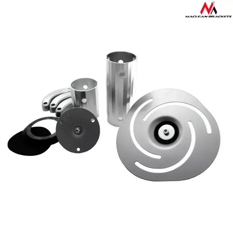 Griestu stiprinājums MACLEAN MC-515 projektoriem, regulējams augstums 80–170 mm, kravnesība 10 kg