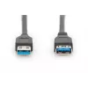 DIGITUS kabelis USB 3.0 pagarinātāja kabelis tips A vīr./sie. 1,8 m (ak-300203-018-s)