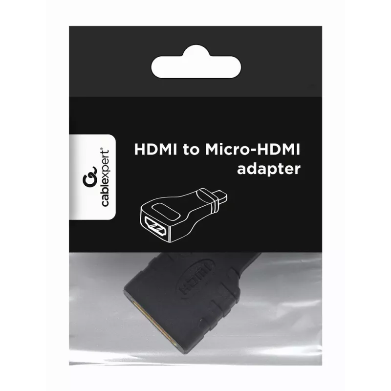 HDMI uz micro HDMI kabelis Gembird A-HDMI-FD Melns