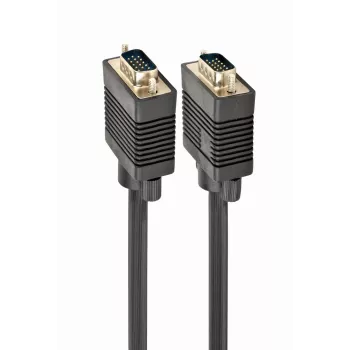GEMBIRD Premium VGA HD15M/HD15M Dual-Shielded ar 2 ferīta serdeņiem 10 m kabelis / Melns