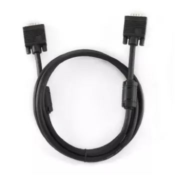 GEMBIRD Premium VGA HD15M/HD15M Dual-Shielded ar 2 ferīta serdeņiem 10 m kabelis / Melns