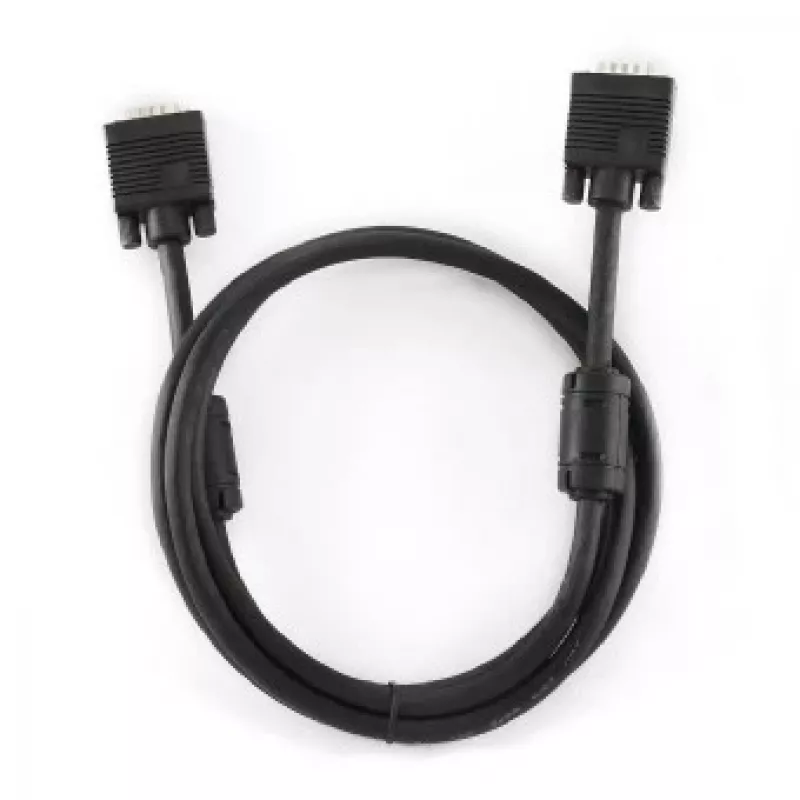 GEMBIRD Premium VGA HD15M/HD15M Dual-Shielded ar 2 ferīta serdeņiem 10 m kabelis / Melns