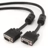 GEMBIRD Premium VGA HD15M/HD15M Dual-Shielded ar 2 ferīta serdeņiem 10 m kabelis / Melns