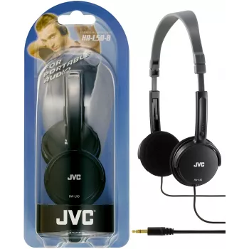 JVC HA-L50-B austiņas/headset Vadu Head-band Mūzika Melns