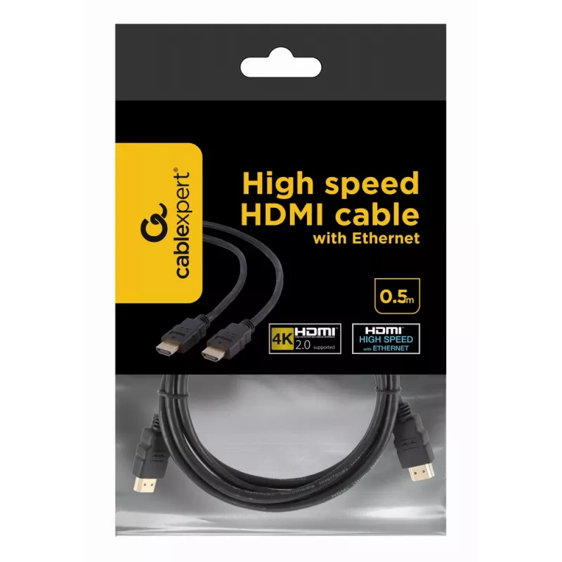 GEMBIRD HDMI v.1.4 Tēvs-Tēvs Kabelis 0.5m Lieltirgus Iepakojums