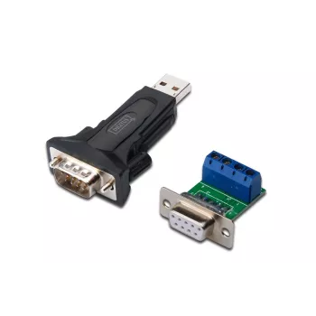 DIGITUS USB 2.0 uz seriālo pārveidotāju RS485, iekļauts USB A kabelis 80cm USB A M / USB A F
