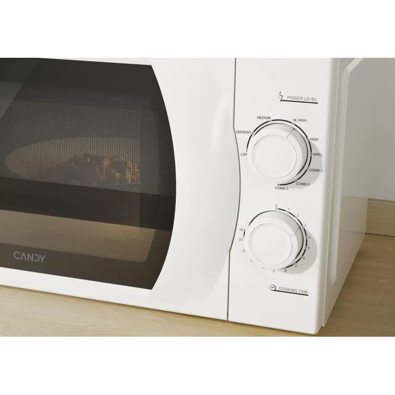 Candy Idea CMG 2071M Balta Grila mikroviļņu krāsns Uz darba virsmas 20 L 700 W