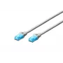 DIGITUS komutācijas kabelis - Cat 5e - U-UTP - Snagless - 2 m - pelēks