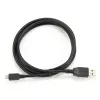 GEMBIRD abpusēji lietojams USB 2.0 AM uz Micro-USB kabelis, 1 m - melns