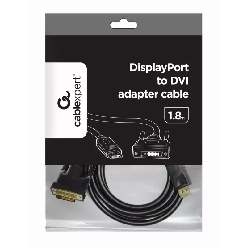 GEMBIRD DisplayPort–DVI adaptera kabelis 2,0 m
