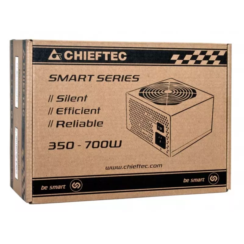 Chieftec Smart GPS-700A8 barošanas bloks 700 W 20+4 pin ATX PS/2 Melns
