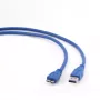 GEMBIRD USB-A 3.0 uz Micro USB 3.0 kabelis 3.2 Gen - 0.5m zils