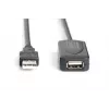 DIGITUS USB 2.0 Repeater kabelis USB A male / A female 20m (DA-73102)