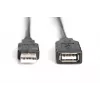 DIGITUS USB 2.0 atkārtotāja kabelis, USB A tēviņš / A mātīte, 15 m (DA-73101)