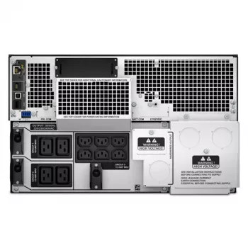 APC Smart-UPS On-Line SRT10KRMXLI - 10kW/VA, 6x C13 + 4x C19 + cietvadu 1 fāzes izeja, montējams statīvā, iebūvēts NMC