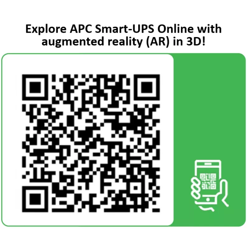 APC Smart-UPS On-Line SRT10KRMXLI - 10kW/VA, 6x C13 + 4x C19 + cietvadu 1 fāzes izeja, montējams statīvā, iebūvēts NMC