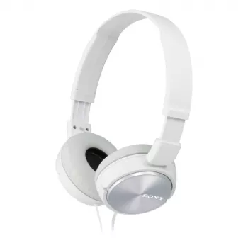 Sony MDR-ZX310AP, vadu, 10–24000 Hz, zvani/mūzika, 125 g, austiņas, balta