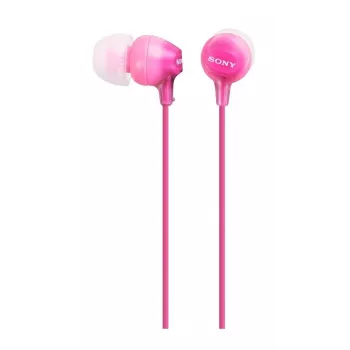 Sony MDR-EX15LP, Vadu, 8 - 22000 Hz, Mūzikai, 3 g, Austiņas, Rozā