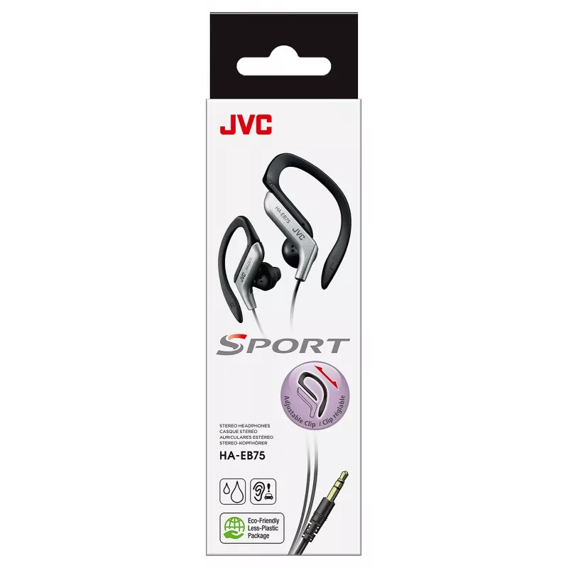 Austiņas JVC HA-EB75 Sports Wired Silver