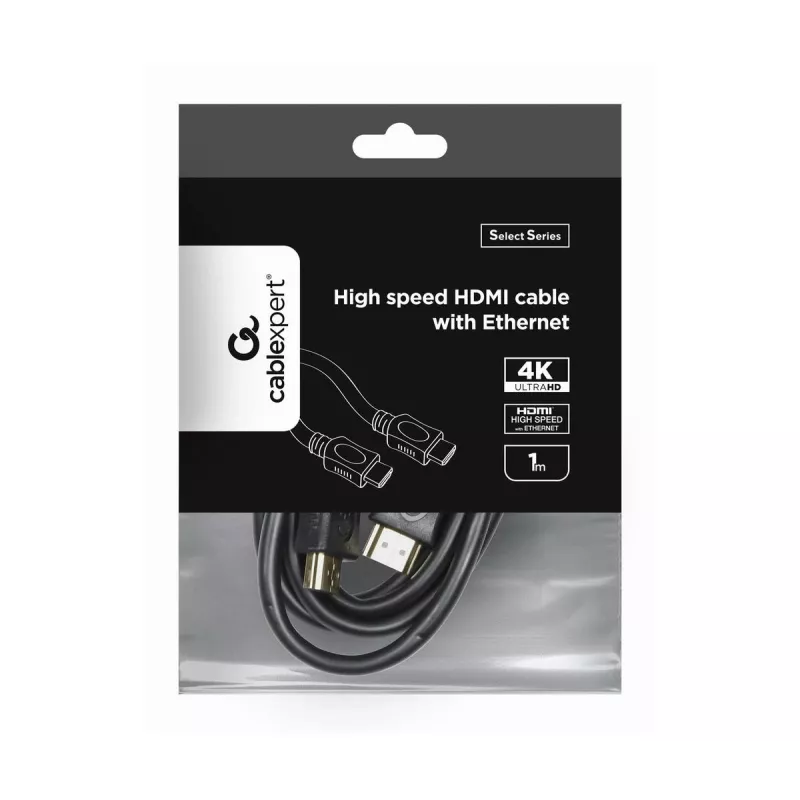 GEMBIRD High Speed HDMI kabelis ar Ethernet - Select Series 1m