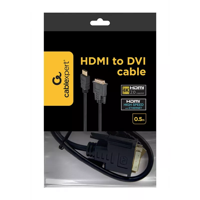 GEMBIRD HDMI uz DVI kabelis (Single Link) 0.5 m