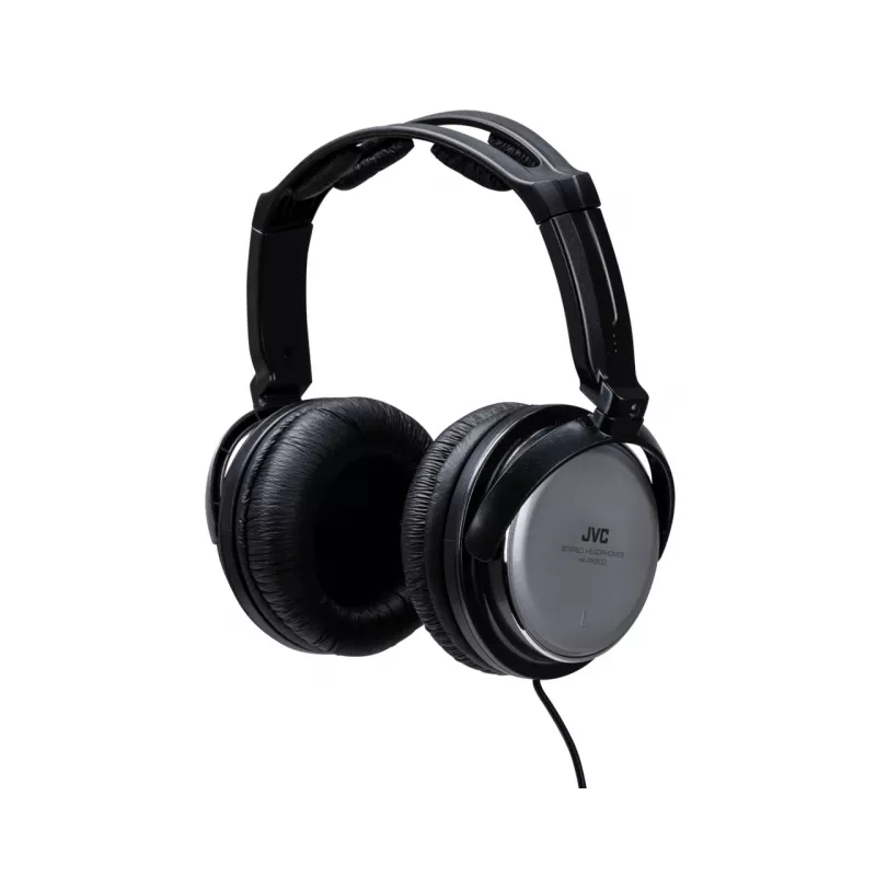 JVC HA-RX500-E austiņas ar vadu, galvas stīpas, mūzikai, melnas, baltas