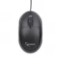 GEMBIRD pele Optical MUS-U-01 - 3 Button Wheel USB Melns