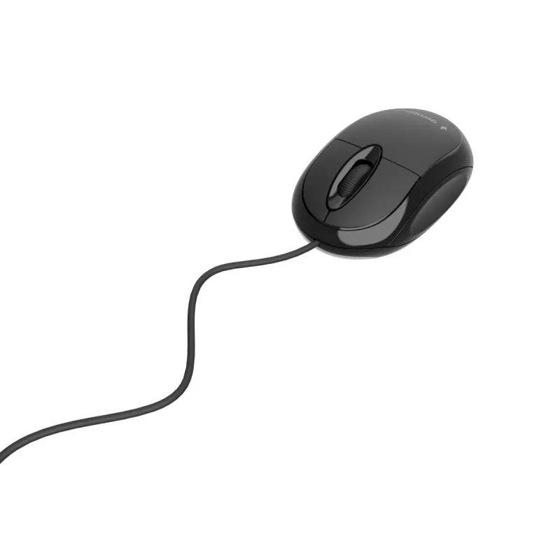 GEMBIRD pele Optical MUS-U-01 - 3 Button Wheel USB Melns