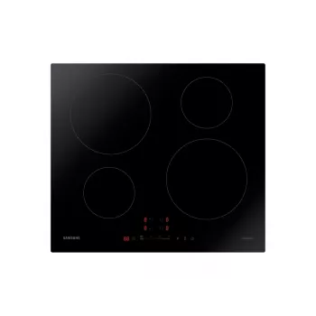 Samsung NZ64H37070K Melnā iebūvējamā indukcijas plīts virsma 4 zonām