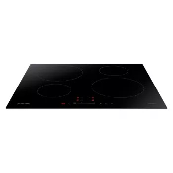 Samsung NZ64H37070K Melnā iebūvējamā indukcijas plīts virsma 4 zonām
