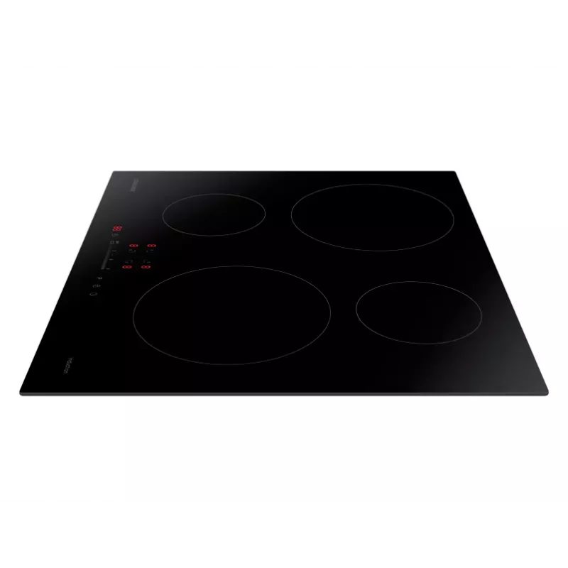 Samsung NZ64H37070K Melnā iebūvējamā indukcijas plīts virsma 4 zonām